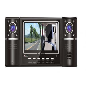 China 1080P GPS High Definition Dual Channel Car Camera Car DVR Wide Angle With TF Card supplier