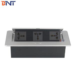 multiple function universal electrical plug socket for meeting table