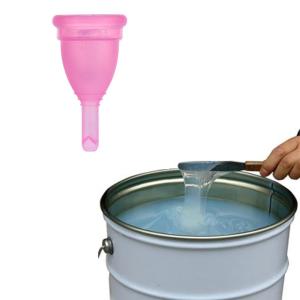 China Borracha de silicone líquida da transparência LSR para fazer o copo menstrual médico supplier
