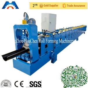 China Galvanized Metal Water Tube /Pipe/Gutter Roll Forming Machine 10m/min with CE supplier