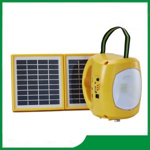China A lanterna solar recarregável/conduziu a lanterna de acampamento solar com o carregador do telefone celular para a venda quente supplier