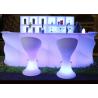 China Night Club LED Furniture Light Up Bar Counter With Lithium Ion Battery wholesale