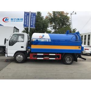 China Mini ISUZU Sewer Dredging And Cleaning Truck With 2m3 Water Tank 3m3 Septic Tank supplier