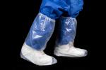 Disposable Use PE Transparent Or Colored Boot Cover Waterproof Anti-Slip Adult Boot Cover