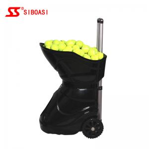 Automatic Siboasi T1600 Tennis Training Machine 150pcs Balls Black Color