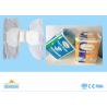 Soft Nonwoven All Natural Disposable Diapers With Designs , Free Samples