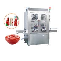 China Automatic 2000-6000bhp Pet Glass Bottle Tomato Sauce Paste Filling Machine With U-Type Tank on sale