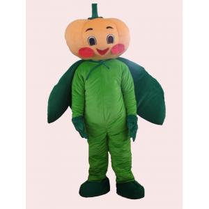 China custom vegetable fancy dress of pumpkin mascot cartoon cosplay costumes for halloween supplier