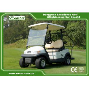 China EXCAR 2 Seater Used Electric Golf Carts 48V Trojan Battery 25KM / H ADC Motor supplier
