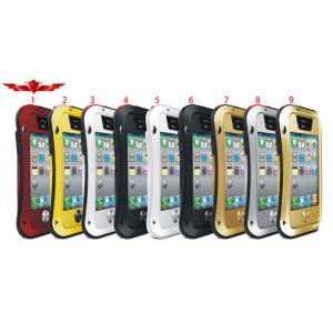 New Aluminum Dirtproof/Shockproof/Waterproof Cases For Iphone 4 4S 100% Test And Verify