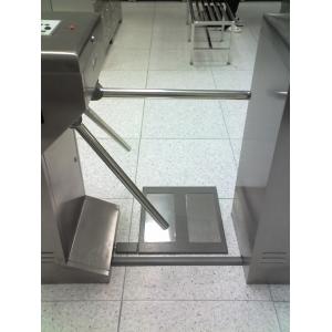 Intelligent Tripod Turnstile Gate Drop Arm Gate 304 Stainless Steel Vertical Type