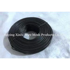 China 16 Gauge Black Annealed Tie Wire Anti Corrosion 1mm - 2mm Diameter Double Loop Rebar Binding Wire supplier