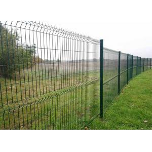 China Zinc Plated RAL9005 V Mesh Security Fencing For Villadom Courtyard supplier