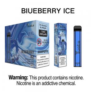 yuoto xxl 2500 puff disposable vape pen top brand electronic cigarette 5%NIC 7 ml liquid
