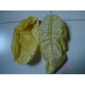 China CE ISO Yellow / Blue Shoe Covers Disposable Anti Skid Lightweight One Time Use supplier