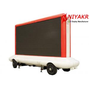 China SMD3535 P8 Outdoor Mobile LED Screen Hire Trailer LED Display Anti Shake 1R1G1B supplier