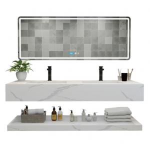 SGS Engineered Quartz Stone Bathroom Vanity Tops