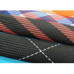 China Polyester Heat Shrinkable Braided Sleeving , Cable Protection Sleeve High Density supplier