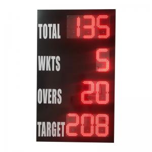 CE Multi Function Cricket Digital Scoreboard For Long Control Distance