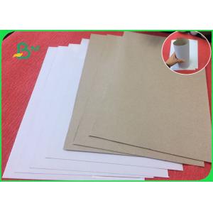 Recycled Wood Pulp White Coated Duplex Board With Grey Back For Notebook