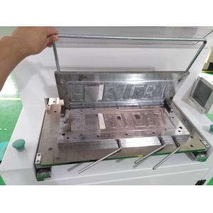 CE Number Plate Embossing Machine , Number Plate Making Machine For 520mm Length