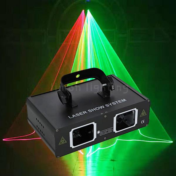 Double Head Multi Patterns 500mW RGB Full Color DMX Colorful Disco Laser Line