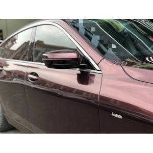 Removable Acrylic Adhesive Matte Car Vinyl Wrap Metallic Black Rose color