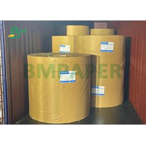 China Extensible 70gsm 80gsm Brown Kraft Paper For Cement Sand Flour Powder Packaging supplier