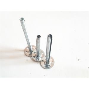 Galvanized Steel M8X110mm Insulation Fixing Pins , Metal Anchor Wall Plugs