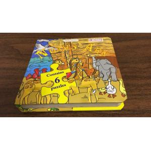 Professional Small Children'S Puzzle Books / Cute Cartoon Puzzle Story Books