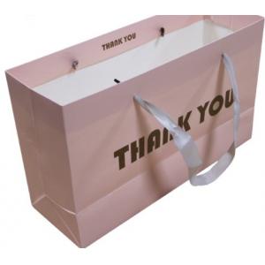 Factory Made Paper Matt Black Custom Gift Bag with Logo Recycled Paper bag