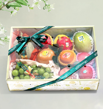 China Coffret cadeau de fruits premium en carton ondulé épais pour pommes fraîches, melons et fruits de saison supplier