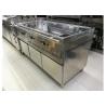 380V 8.4KW Hot Buffet Equipment Electric Teppanyaki Griddle Stainless Steel Hot