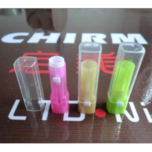 China PP, PS, AS, ABS material translucent bottle and cap Lipstick Tubes with ISO approval supplier