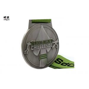 Challenge Events Custom Award Medals And Ribbons Green Color Fill