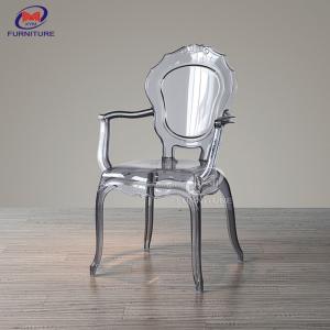 Wedding Clear Princess Bella Ghost Polycarbonate Chair Resin Chiavari Chair With Arms