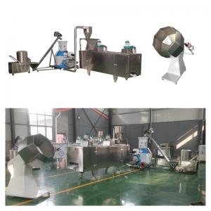 China Automatic Twin Screw Flaoting Fish Feed Production Line Fish Feed Extruder supplier