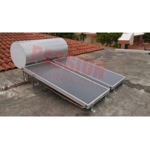 China Type argenté chauffe-eau solaire de plat plat, système de fluorocarbone de chauffage pressurisé supplier