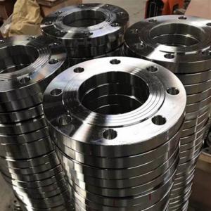 China RF Sealing Steel Forging Flange with Oil Black Painted Coating supplier