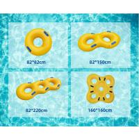 China Yellow Thickened Plastic Swim Ring Kayak For Water Park Slide Play on sale