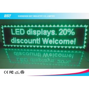 China Front Service Green LED Moving Message Display P10 Outdoor Full Color Led Display supplier