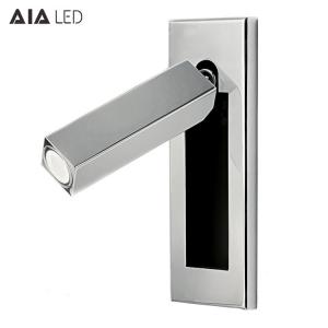 hotel led flexible arm bed wall light/led bed headboard reading light/led bed head reading light