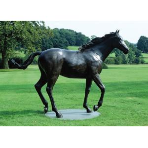 Large Bronze Horse Sculpture , Outdoor Bronze Statues Horse Antique Design