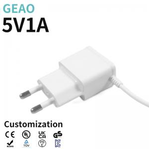 China 5V 1A Wall Mount Power Adapters With -20℃-85℃ Storage Temperature supplier