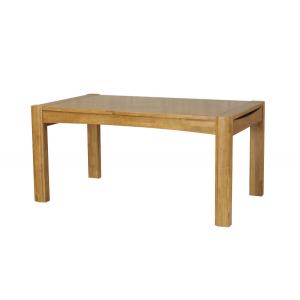 Rectangle wooden dining table designed for living room with 2 drawers