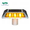 Solar Powered LED Road Stud Solar Amber Lights Driveway Pathway Stair Dock