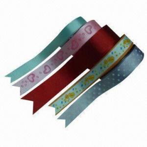 China Colorful Satin Ribbon on sale 