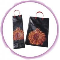 China Small Plastic Bags With Handles , Promotional Loop Handle Bags on sale