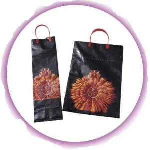 China Small Plastic Bags With Handles , Promotional Loop Handle Bags supplier