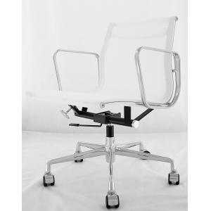 China Modern White Mesh Office Chair , Cool Mesh Back Desk Chair Explosion Proof supplier